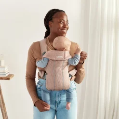 BabyBjörn Mini Bæresele 3D Mesh, Dusty Pink