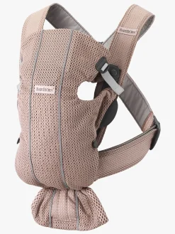 BabyBjörn Mini Bæresele 3D Mesh, Dusty Pink