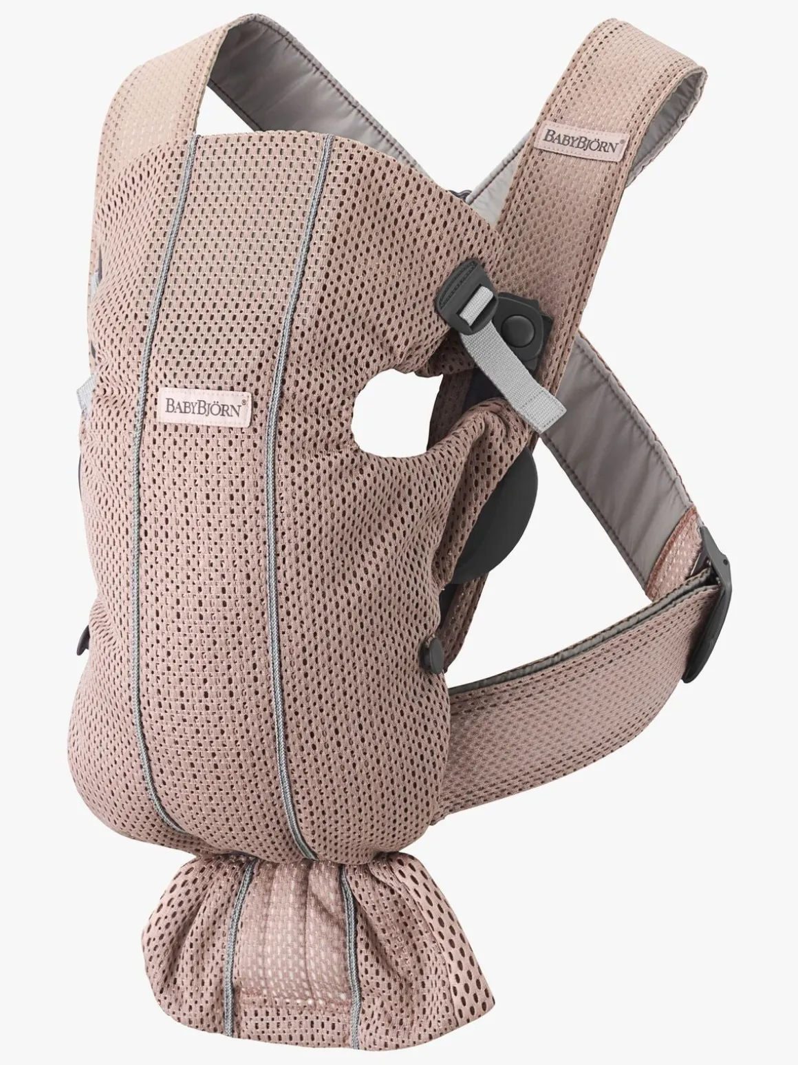 BabyBjörn Mini Bæresele 3D Mesh, Dusty Pink