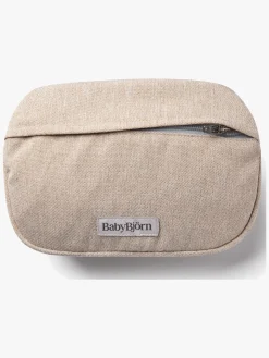 BabyBjörn Opbevaringslomme Bæresele Woven, Light Beige Melange