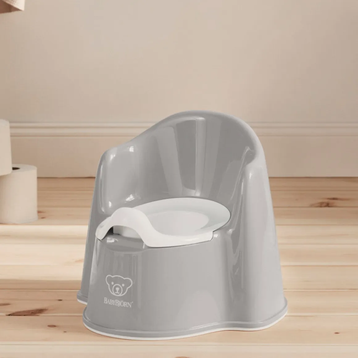 BabyBjörn Pottestol, Grey/White