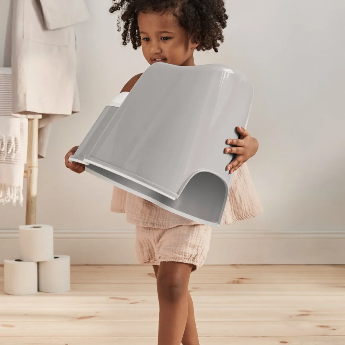 BabyBjörn Pottestol, Grey/White