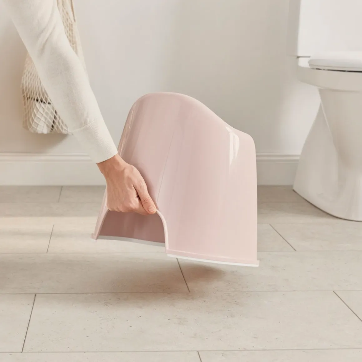 BabyBjörn Pottestol, Powder Pink/White