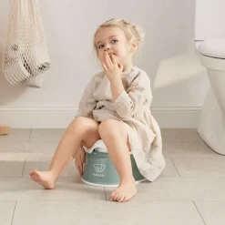 BabyBjörn Smart Potte, Deep Green/White