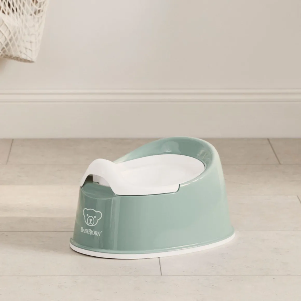 BabyBjörn Smart Potte, Deep Green/White