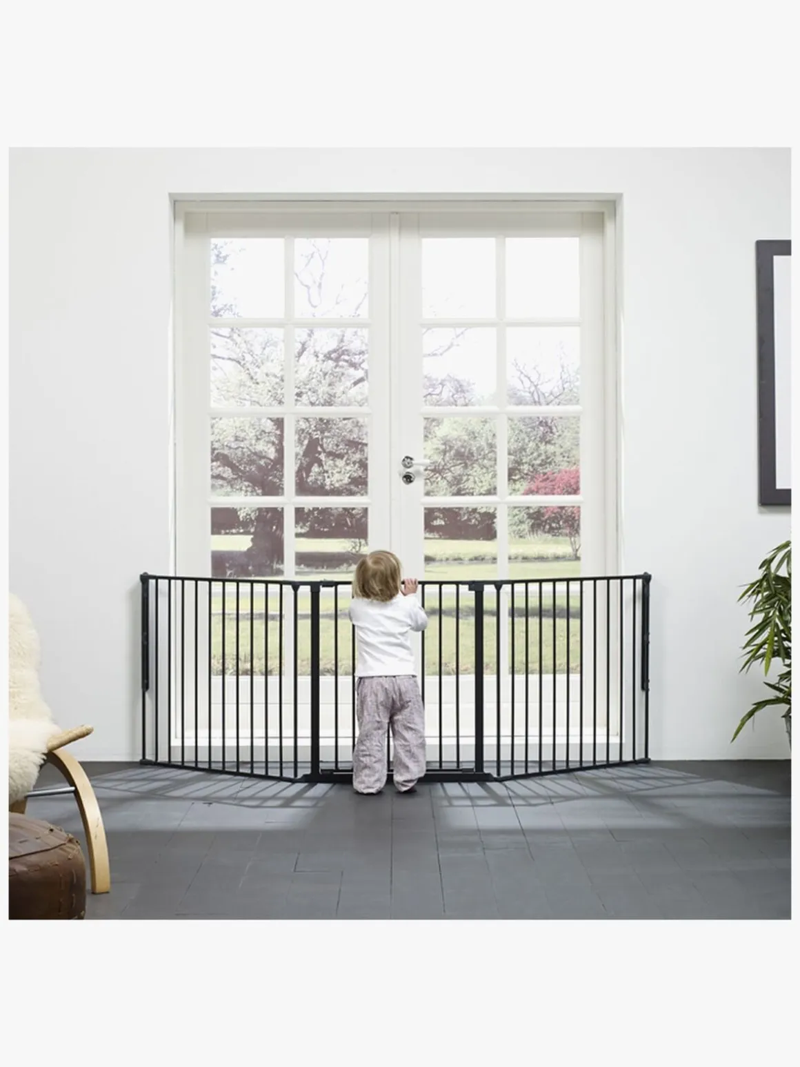 BabyDan Flex L Skruegitter, Hvid