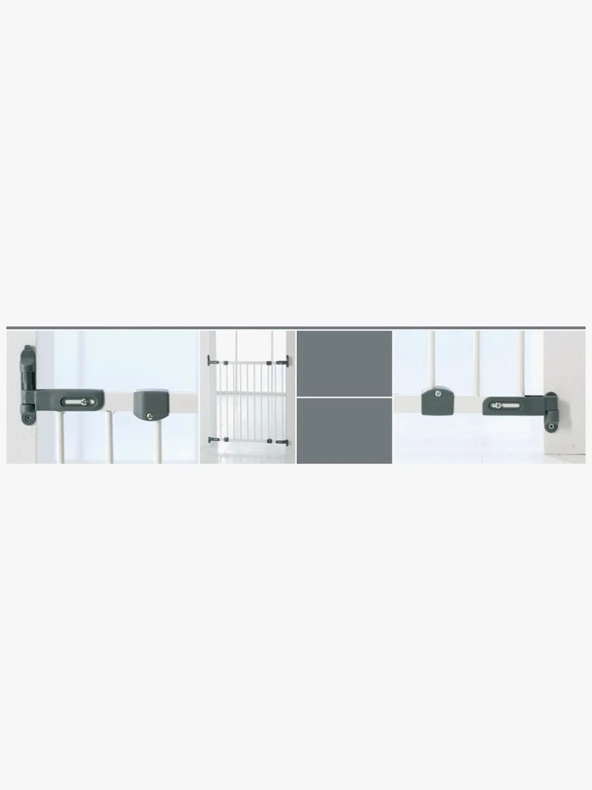 BabyDan Flexi Fit Skruegitter, Hvid