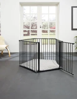 BabyDan Kravlegård Flex inkl. Legetæppe Hvid