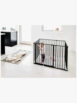 BabyDan Square Kravlegård 105x72x71 cm, Sort