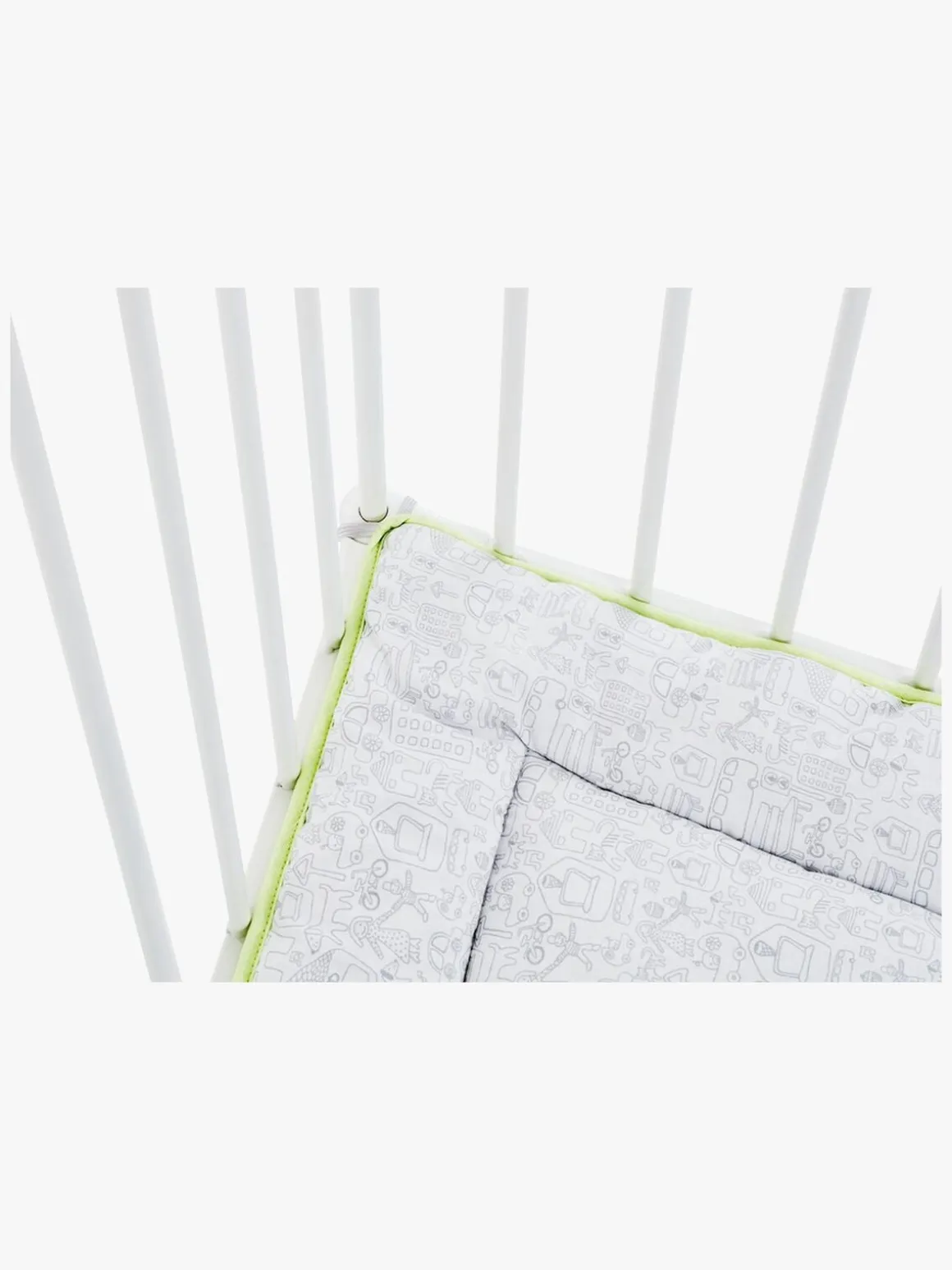 BabyDan Square Kravlegård 105x72x71 cm, Hvid