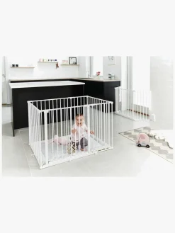 BabyDan Square Kravlegård 105x72x71 cm, Hvid