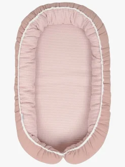 BabyMatex Babynest i Musselin 55 x 80 cm, Lyserød