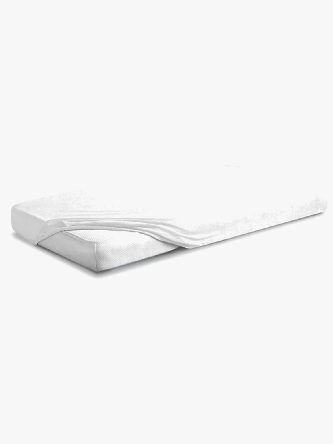 BabyMatex Classic Frotté Stræklagen til Tremmeseng 60 x 120 cm, Hvid