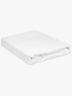 BabyMatex Classic Frotté Stræklagen til Juniorseng 70x140 cm, Hvid