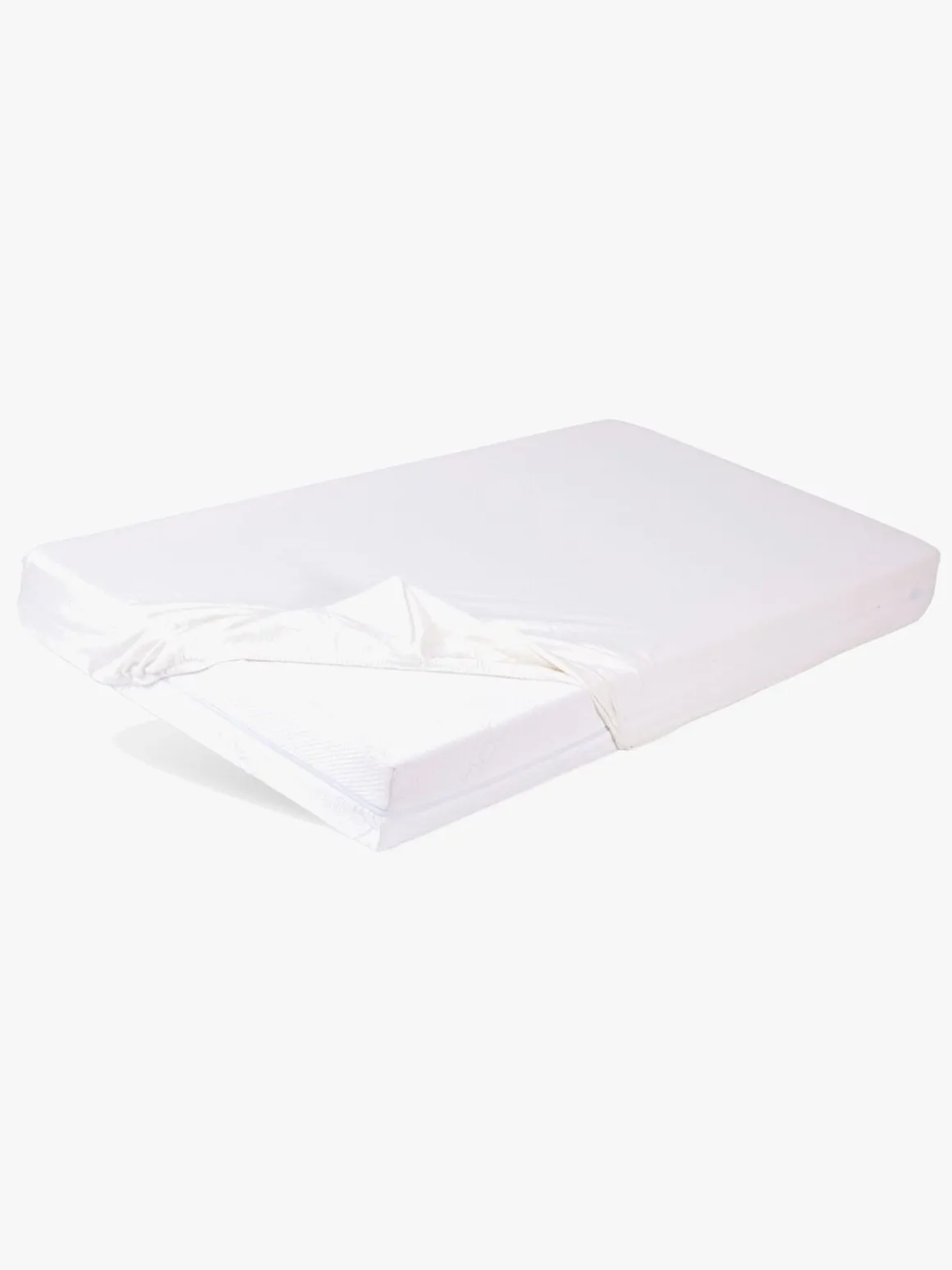 BabyMatex Hygienic Bamboo Vandtæt Stræklagen til Barneseng 70 x 140 cm, Hvid