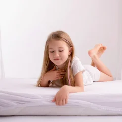 BabyMatex Jersey Stræklagen til Børnesenge 90 x 190 cm, Hvid