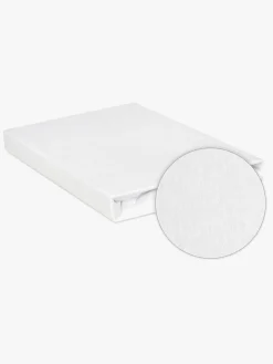 BabyMatex Jersey Stræklagen til Børnesenge 90 x 190 cm, Hvid