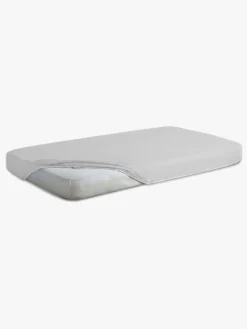 BabyMatex Premium Frotté Stræklagen til Juniorseng 70 x 140 cm, Lysegrå