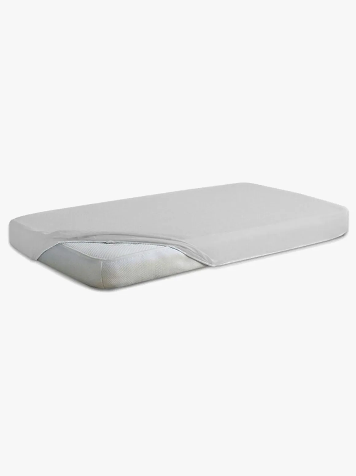 BabyMatex Premium Frotté Stræklagen til Juniorseng 70 x 140 cm, Lysegrå