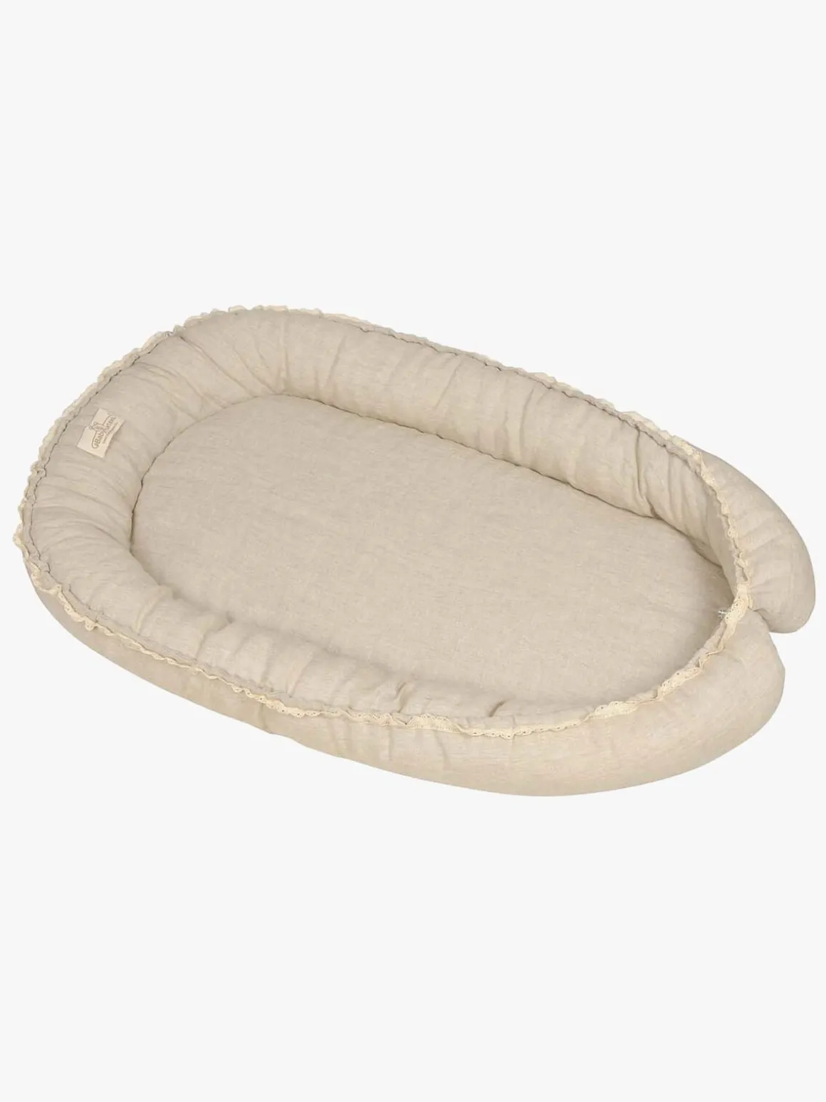 BabyMatex Prestige Babynest Hør 55 x 80 cm, Beige