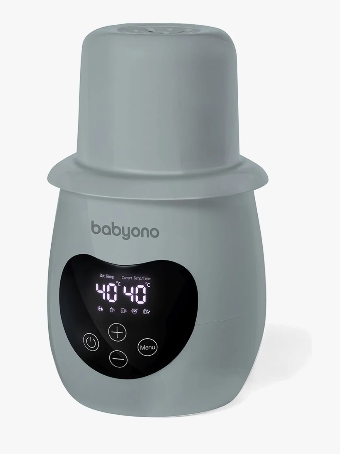 Babyono Honey Elektrisk Flaskevarmer og Sterilisator, Grå