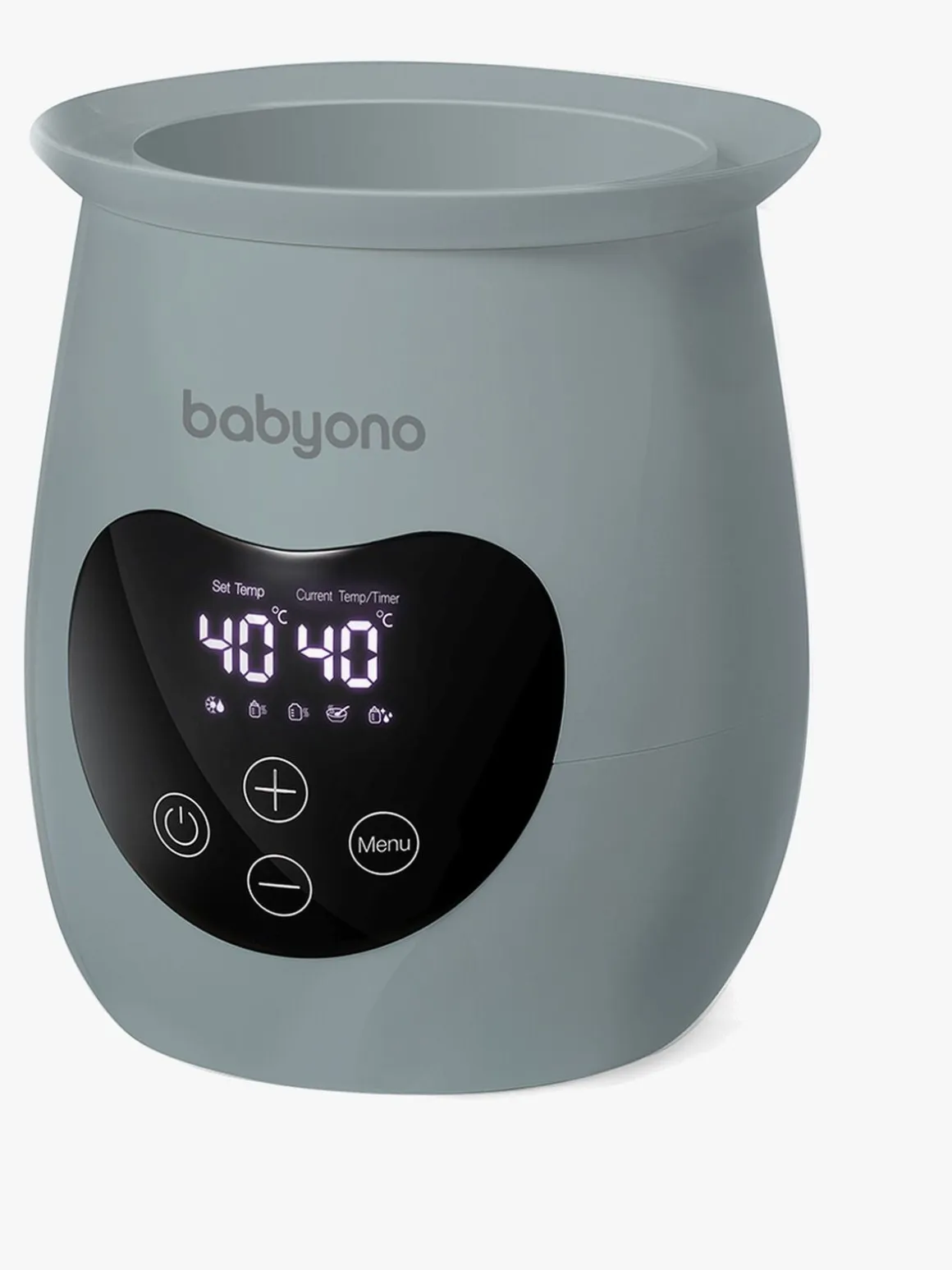 Babyono Honey Elektrisk Flaskevarmer og Sterilisator, Grå