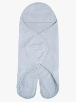 Baby's Only Hooded Baby Tæppe med Fødder Cozy, Misty Blue