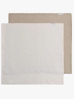 Baby's Only 65x65 Tæppe/ Stofble i Musselin 2-pak, Tender Beige