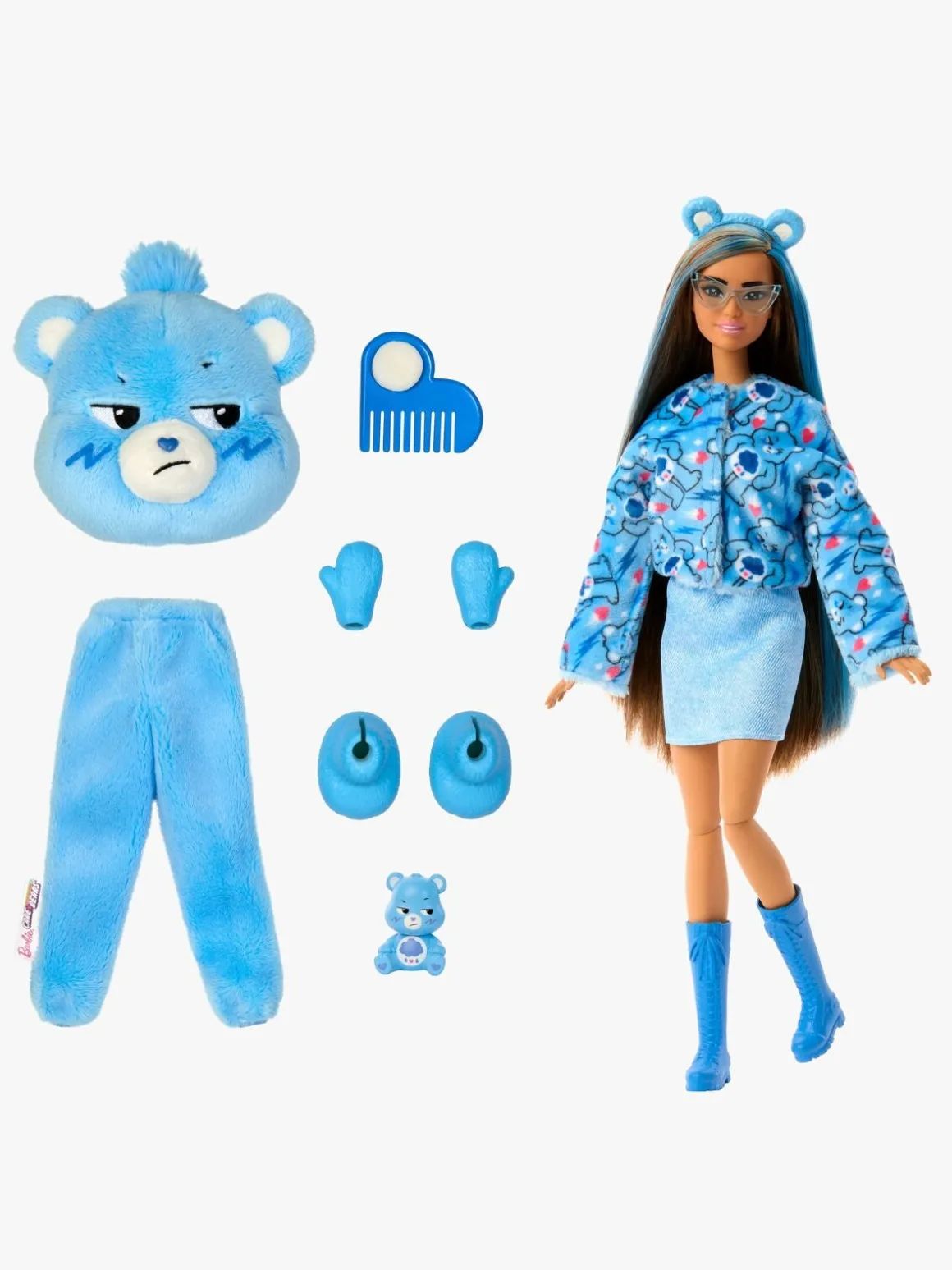 Barbie Cutie Reveal Dukke Care Bears, Blå