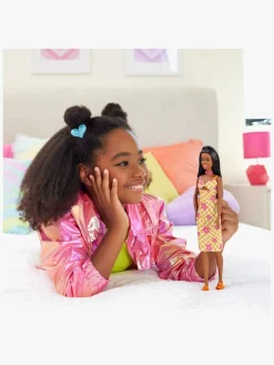 Barbie Fashionista Dukke i Ternet Kjole