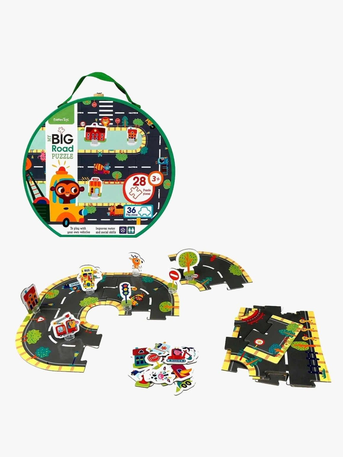 Barbo Toys Mit Store Puslespil Vej 200 Brikker
