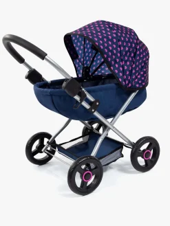 Bayer Design Dukkevogn Cosy, Blå/Lyserød