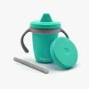 bblüv Kop Anti-spill 4-in-1, Aqua/Grey