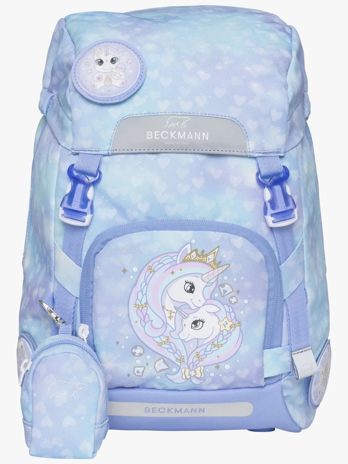 Beckmann Classic Rygsæk 22L, Unicorn Princess Ice Blue