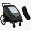 Beemoo Activity Sport Cykelanhænger inkl. Newborn Set, Black