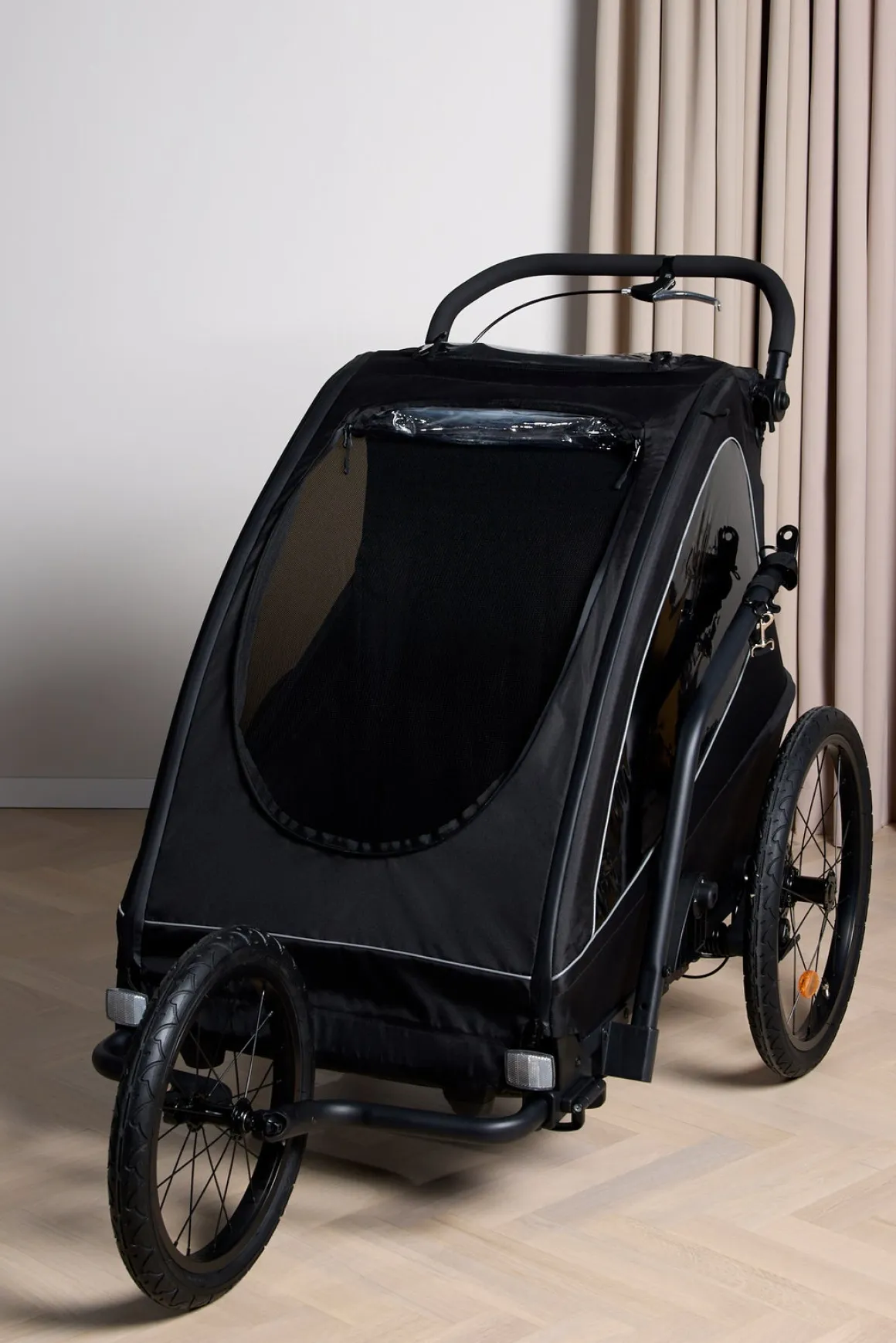 Beemoo Activity Sport Cykelanhænger inkl. Løbesæt, Black