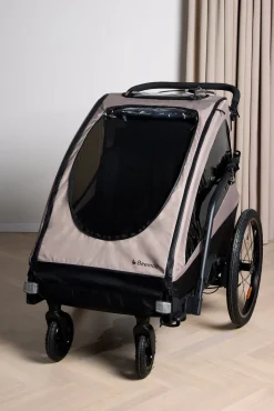 Beemoo Activity Sport Cykelanhænger inkl. Løbesæt, Beige