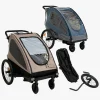Beemoo Activity Sport Cykelanhænger inkl. Newborn Set, Løbesæt & Regnslag, Beige