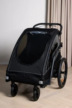 Beemoo Activity Sport Cykelanhænger inkl. Regnslag, Black