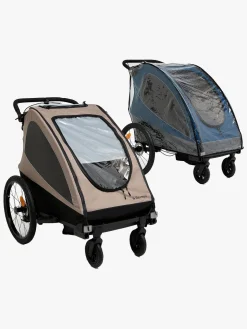 Beemoo Activity Sport Cykelanhænger inkl. Regnslag, Beige