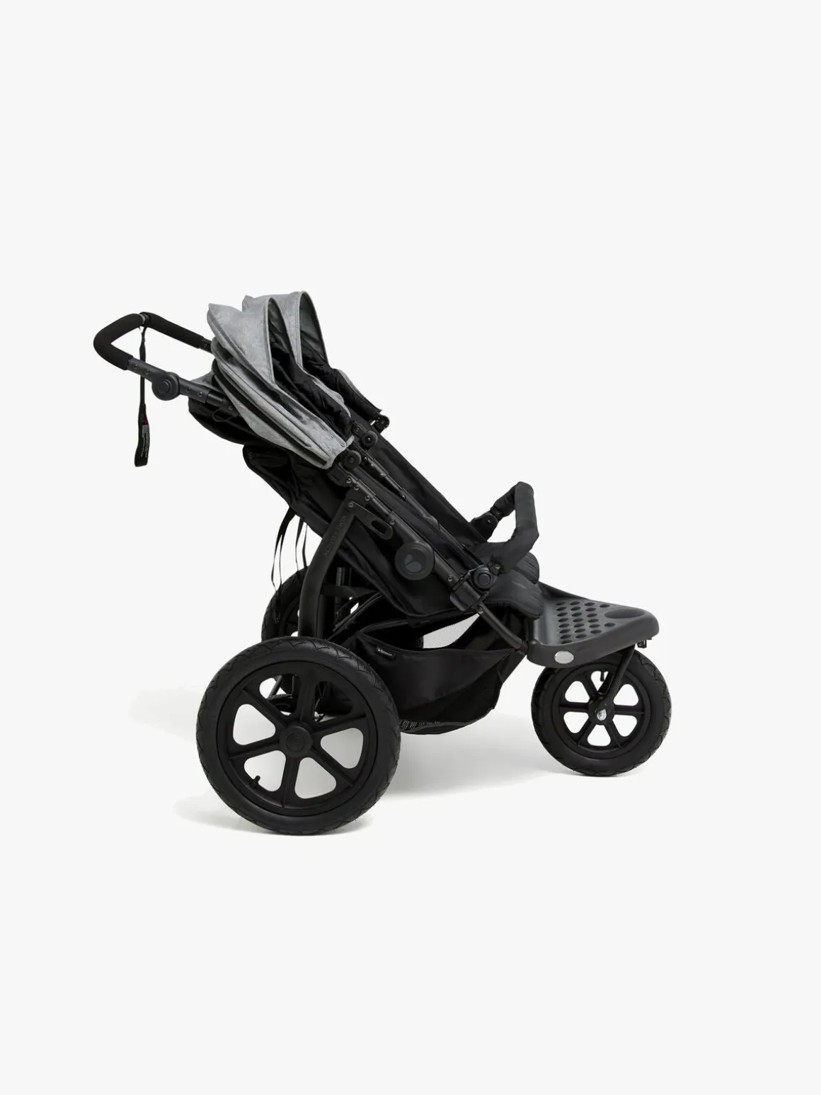 Beemoo Activity Twin Søskendevogn, Black/Dark Grey