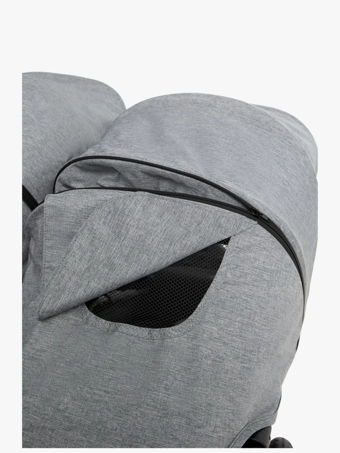 Beemoo Activity Twin Søskendevogn, Black/Dark Grey