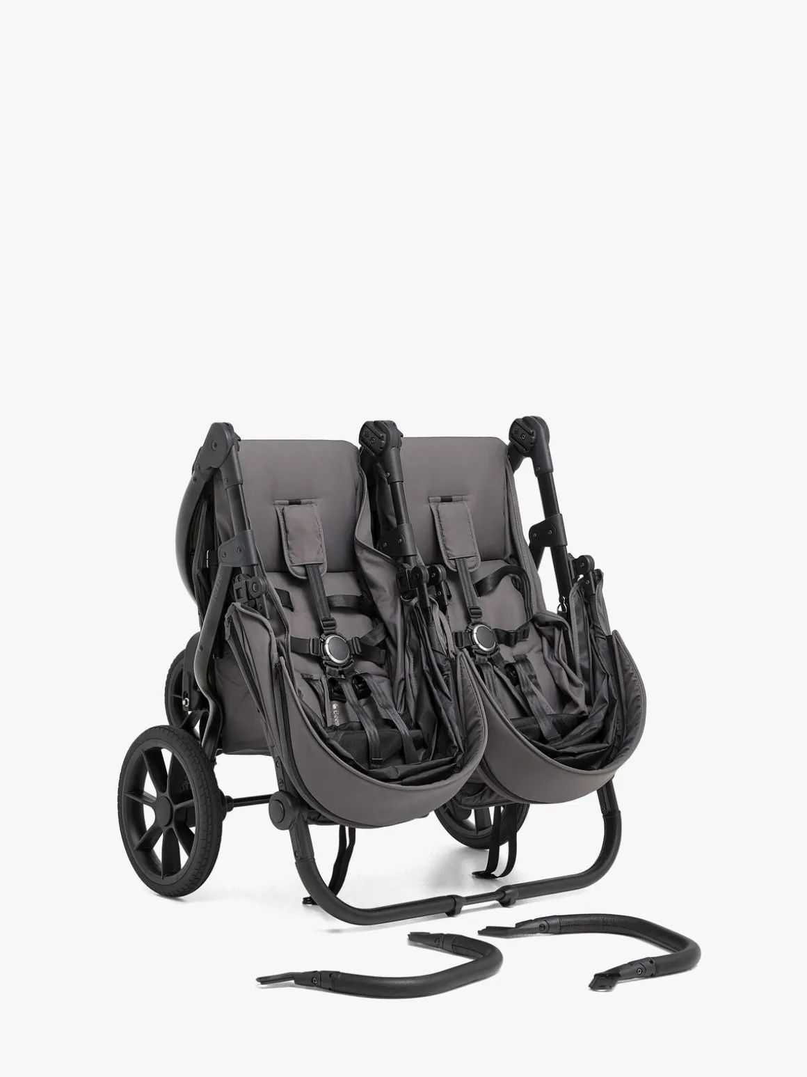 Beemoo BFF60 2 Søskendevogn, Fog Grey