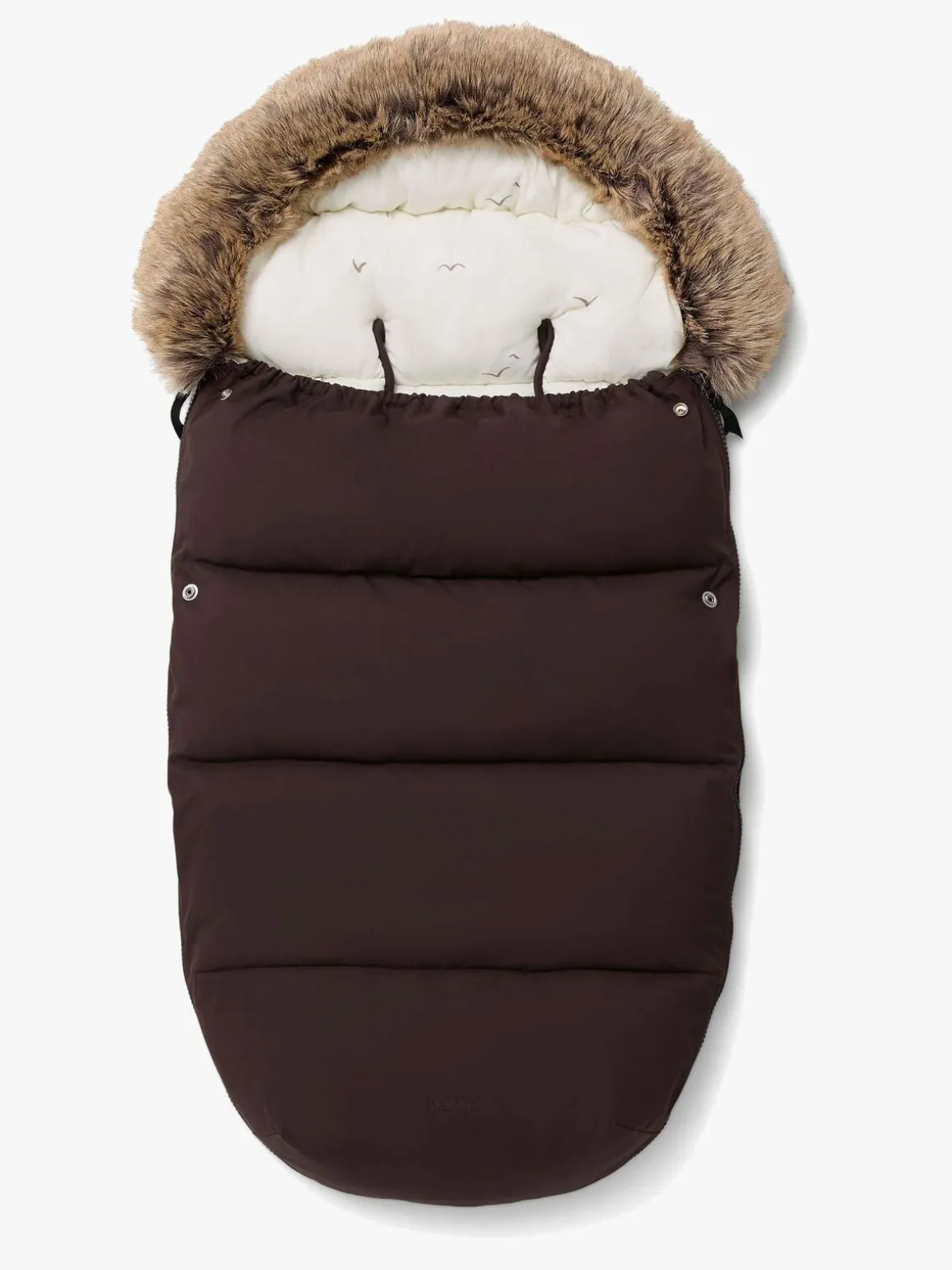 Beemoo Brisk Vinterkørepose, Dark Brown/Swallow