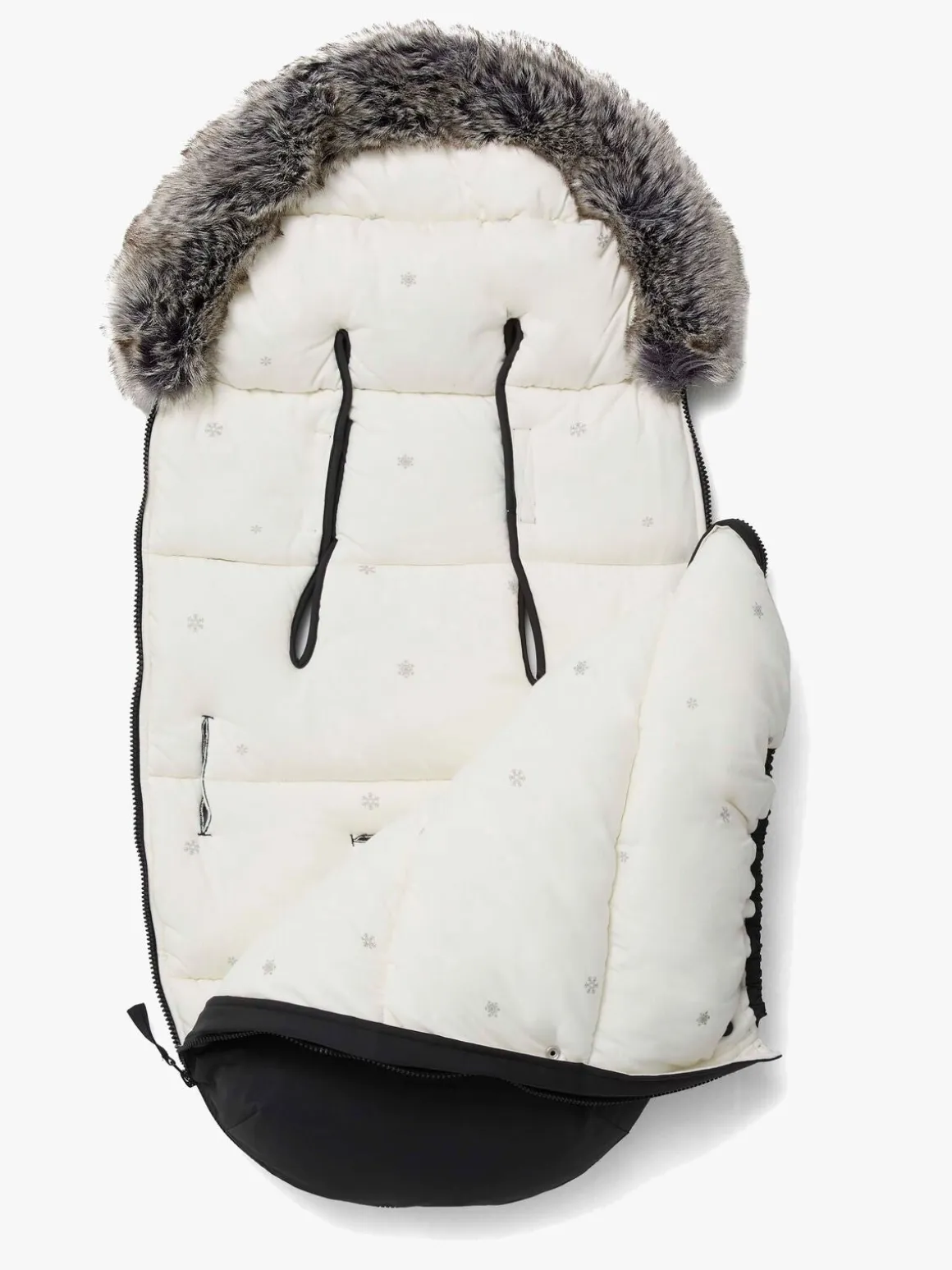 Beemoo Brisk Vinterkørepose, Black/Snowflake