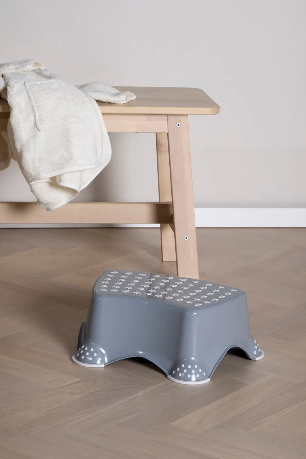 Beemoo CARE Anti-Slip Potte, Toiletsæde & Skammel, Grå