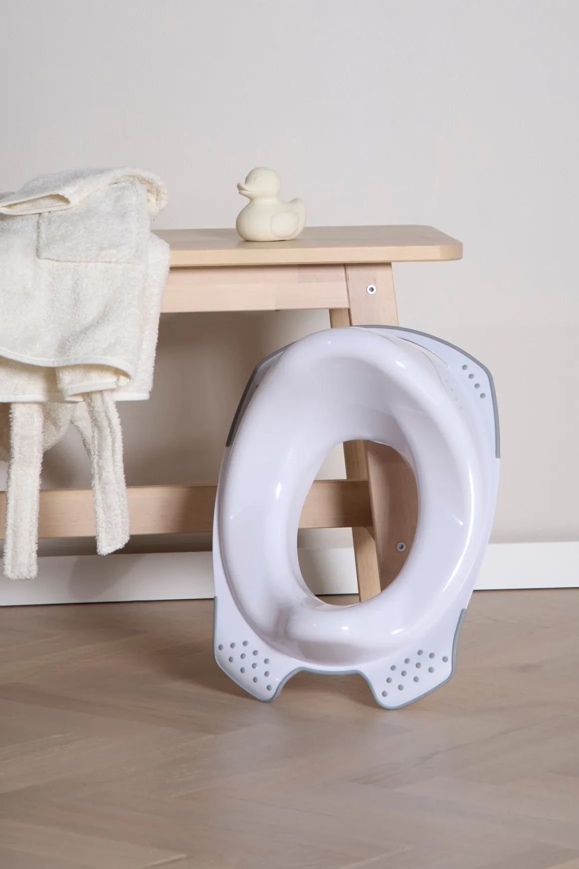 Beemoo CARE Anti-Slip Potte, Toiletsæde og Skammel, Hvid