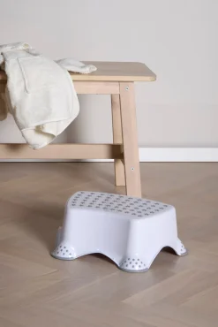 Beemoo CARE Anti-Slip Toiletsæde & Skammel, Hvid