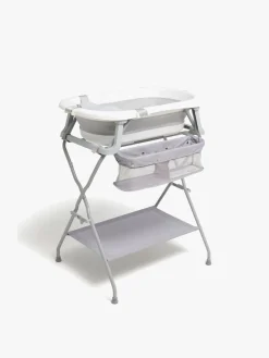 Beemoo CARE Assist Badekar inkl. Badestøtte og Badekarstativ, White/Grey
