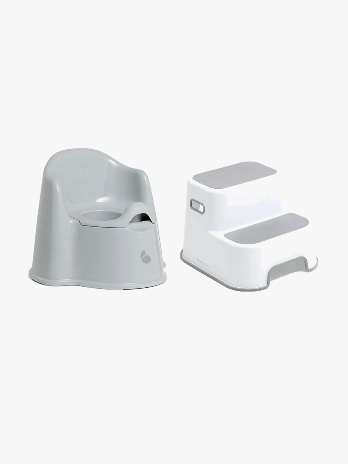 Beemoo CARE Assist Potte & Skammel, White/Grey